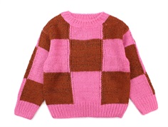 Name It knitted blouse sangria sunset glitter